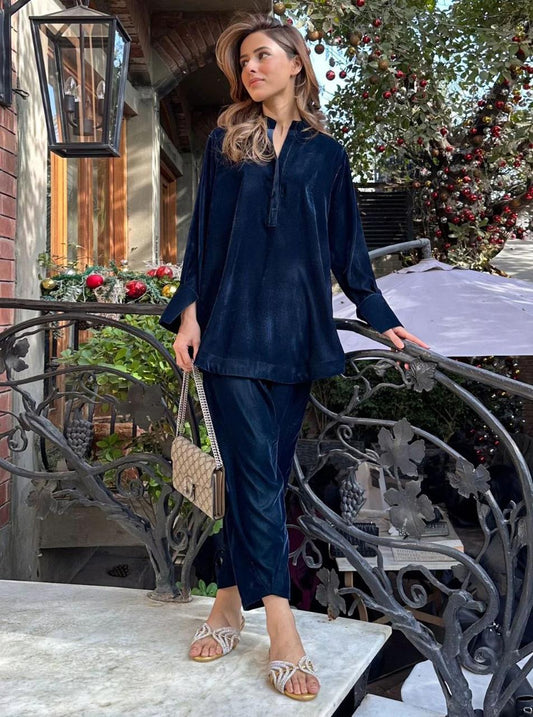 Midnight Velvet Tunic
