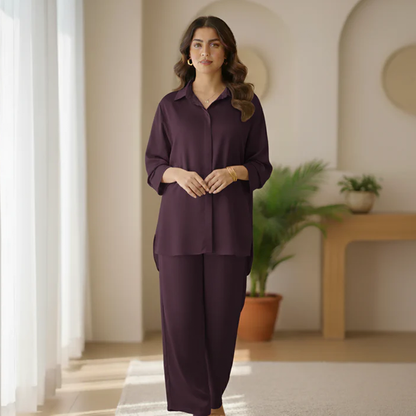 Winter Silk Co-Ord Sets