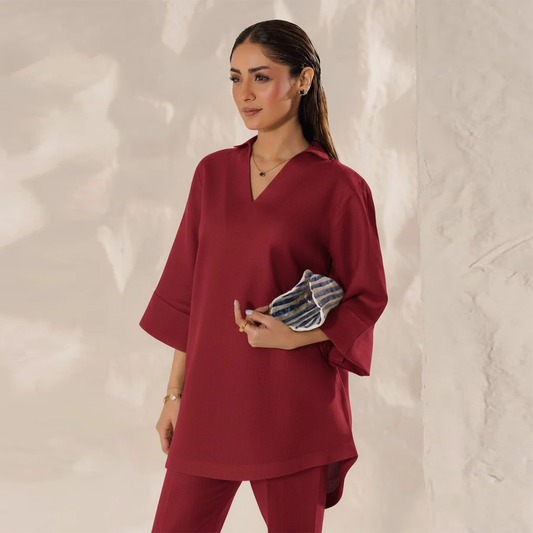 Crimson Muse Co-ord Set