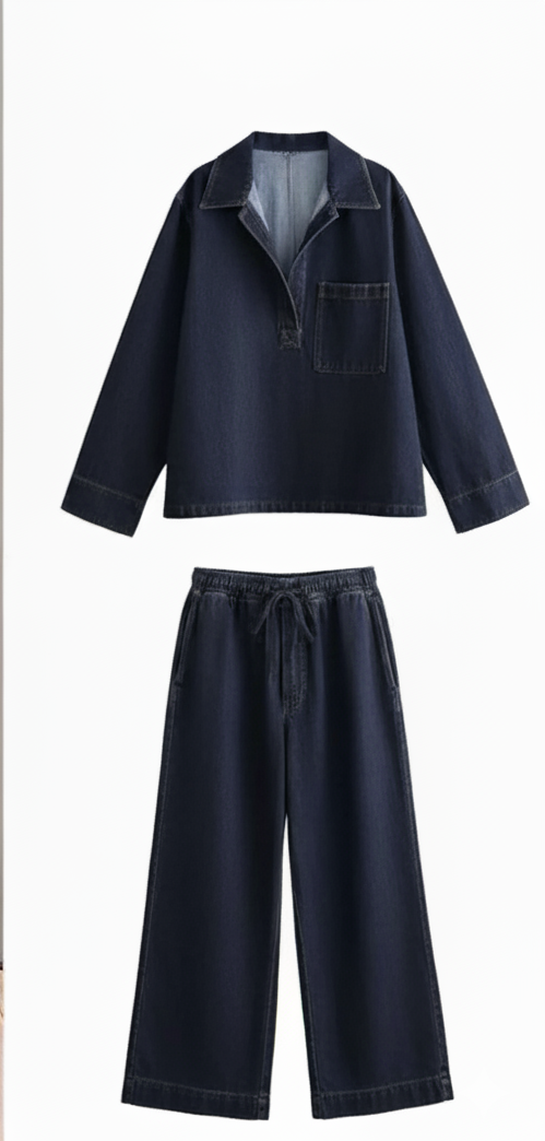 Denim Horizon Co-ord Set