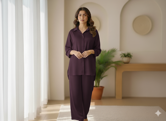 Winter Silk Co-Ord Sets