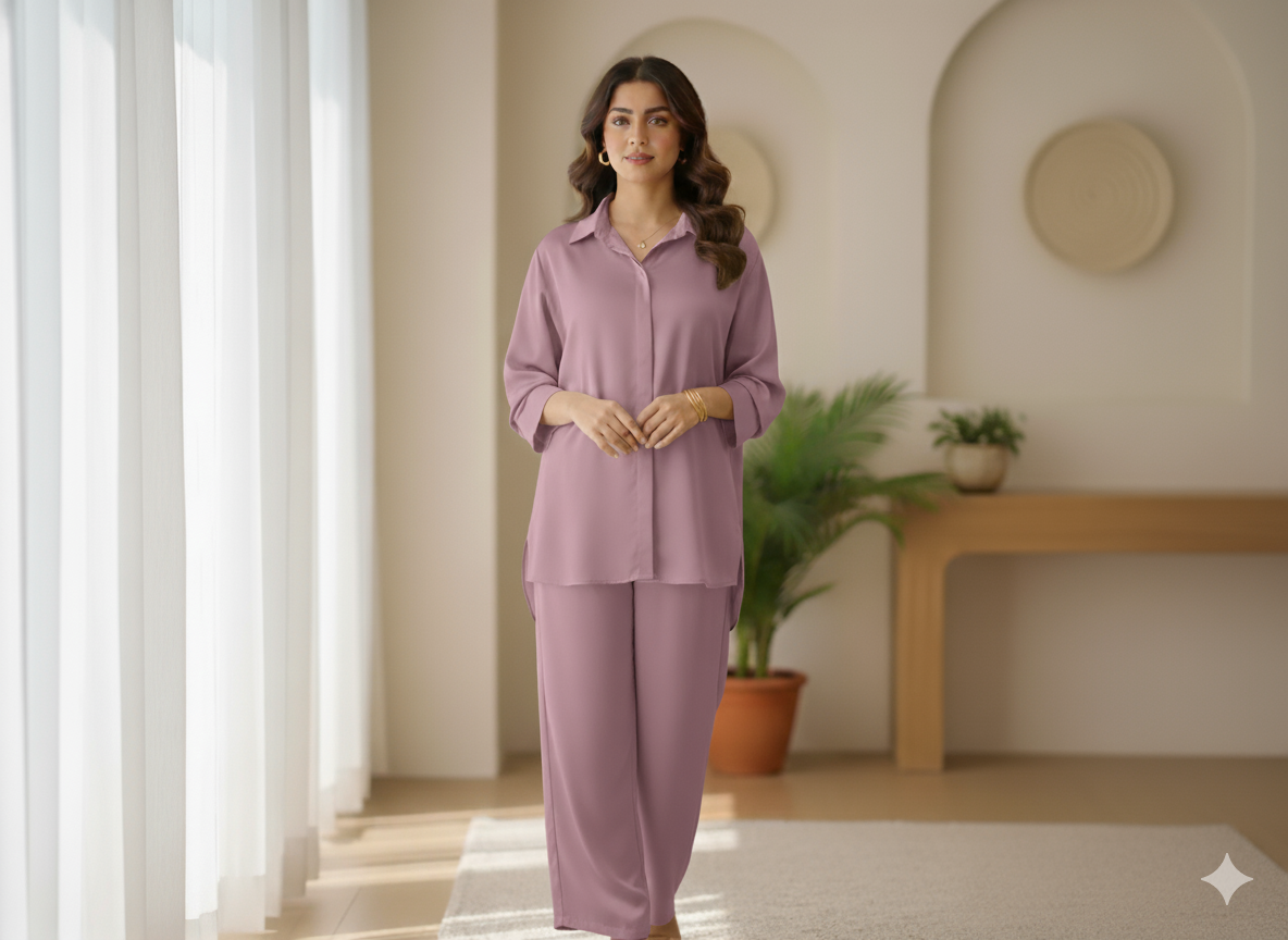 Winter Silk Co-Ord Sets