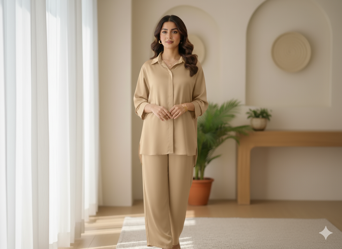 Winter Silk Co-Ord Sets