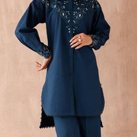 Midnight Karandi Tunic