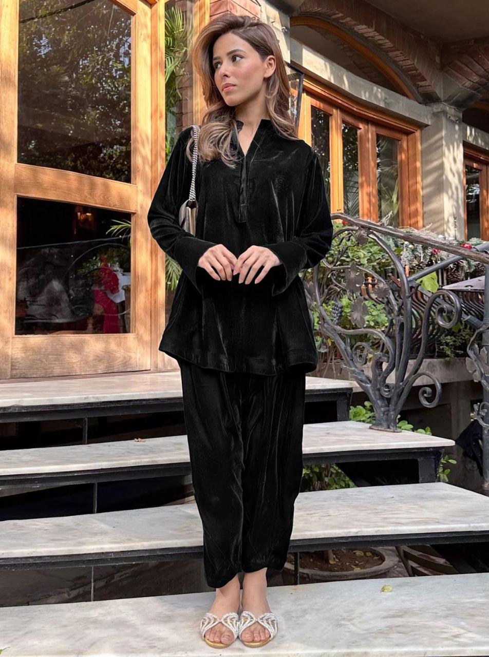 Midnight Velvet Tunic